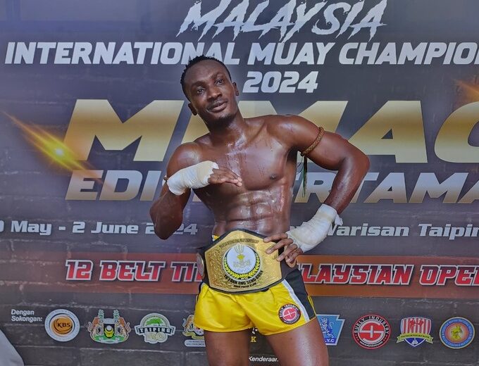 Ghanaian Combat Fighter Gerald Dah Wins Muay Thai Title