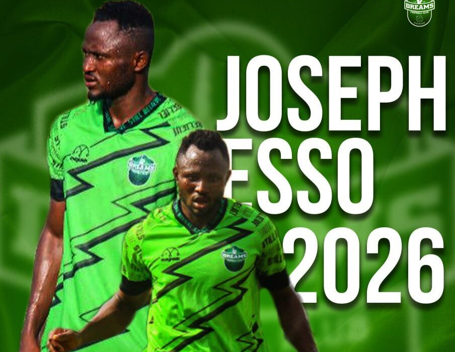 Joseph Esso extends contract with Dreams FC