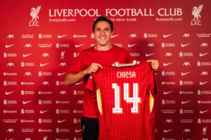 Liverpool Manager Arne Slot Welcomes Chiesa