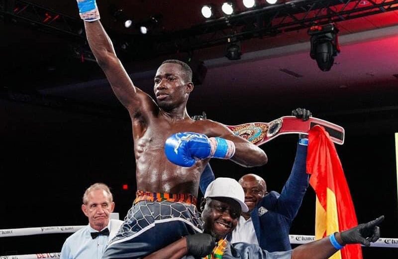 John Laryea:WBO Africa Champion Credits Mentors for Success