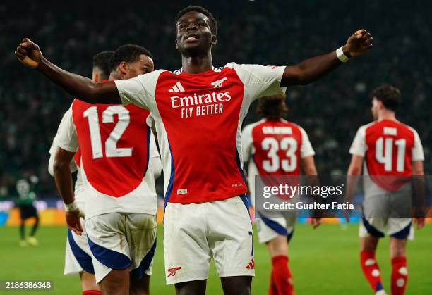 Saka Shines as Arsenal Dominate Sporting Lisbon